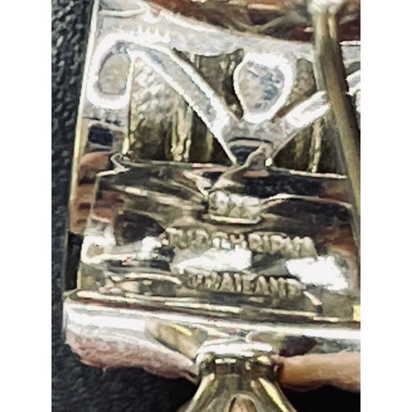 Judith Ripka Sterling Silver 12MM Hoop Earrings 925 Signed - Picture 8 of 8